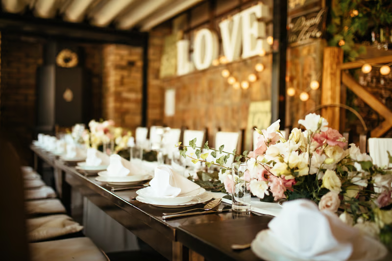 indoor wedding ideas small venues